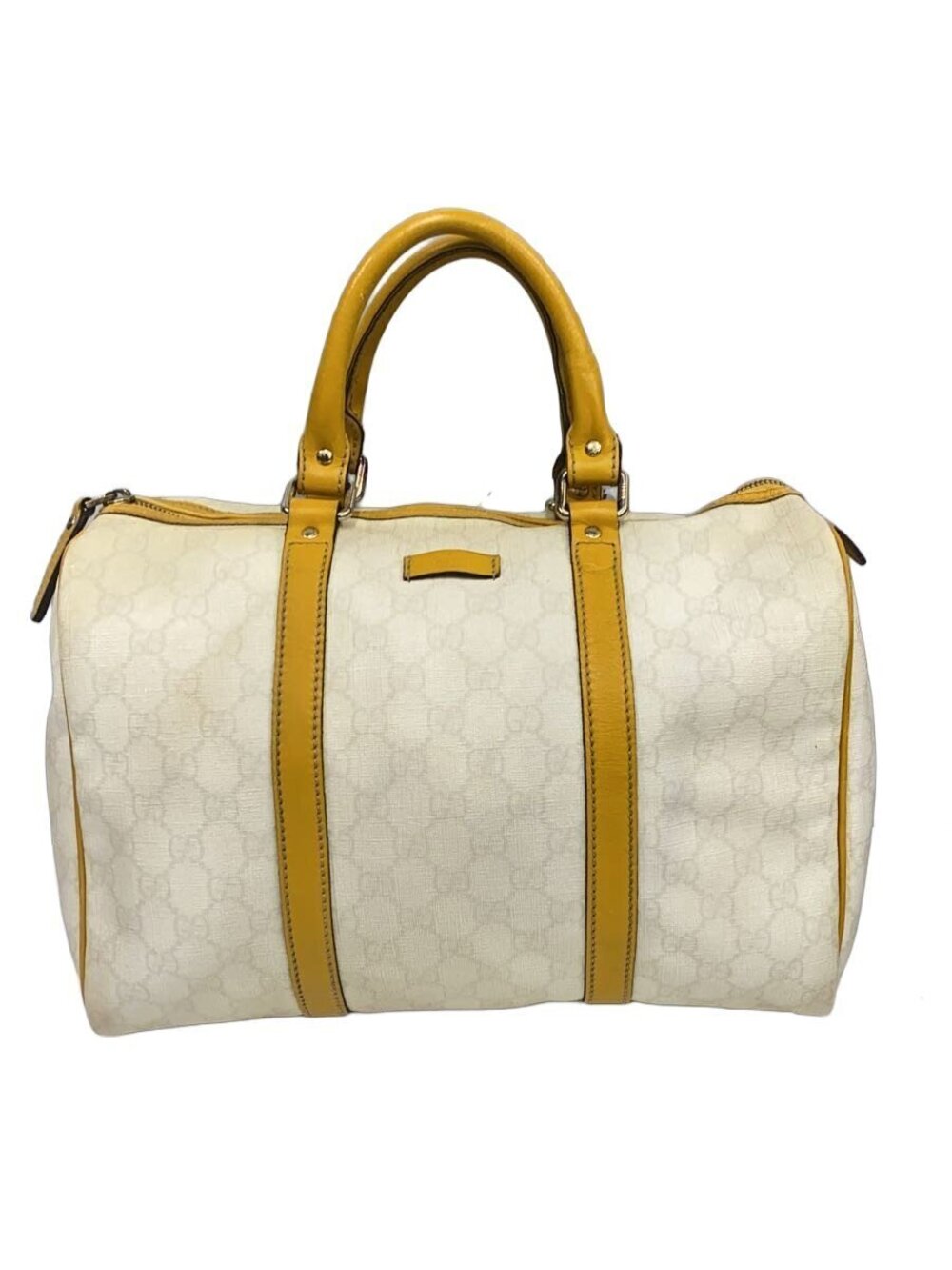 Gucci Boston Bag GG Plus White